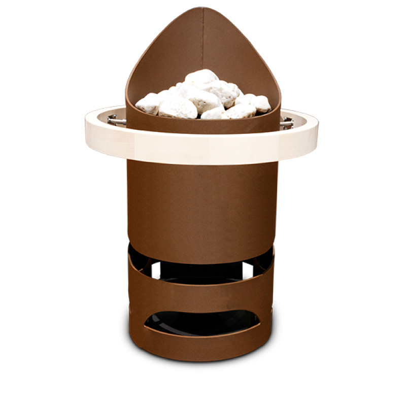 Električna peč za savno - EOS Zeus S, rjava