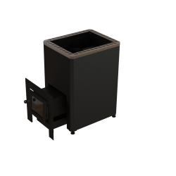 Peč za savno na drva - VILPRA ETNA-22-LV z zunanjim kuriščem 