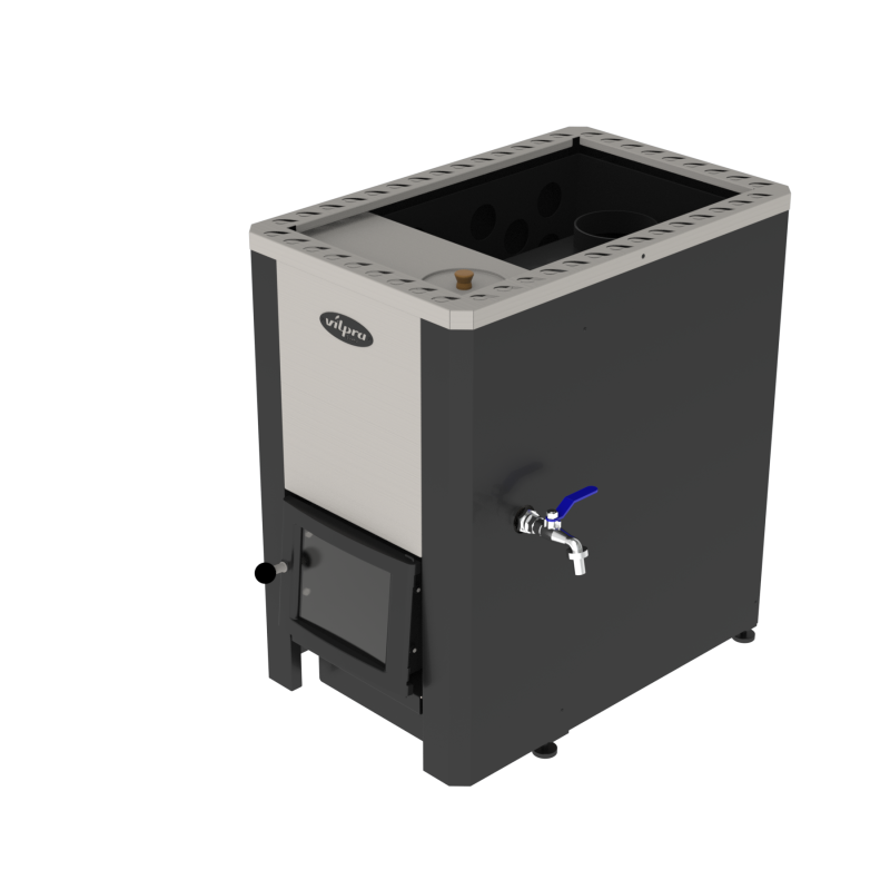 Peč za savno na drva - VILPRA ETNA-22-WT-V z rezervoarjem za vodo