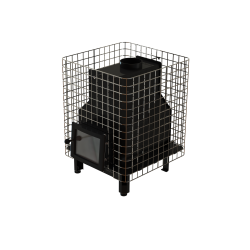 Peč za savno na drva - VILPRA FORNAX-14-NV z notranjim kuriščem 