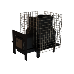 Peč za savno - VILPRA FORNAX-14-NL-V z zunanjim kuriščem 