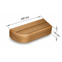 Končni element klopi za modularne klopi za savno, termo trepetlika - 7