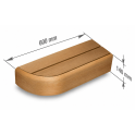 Končni element klopi za modularne klopi za savno, termo trepetlika - 10