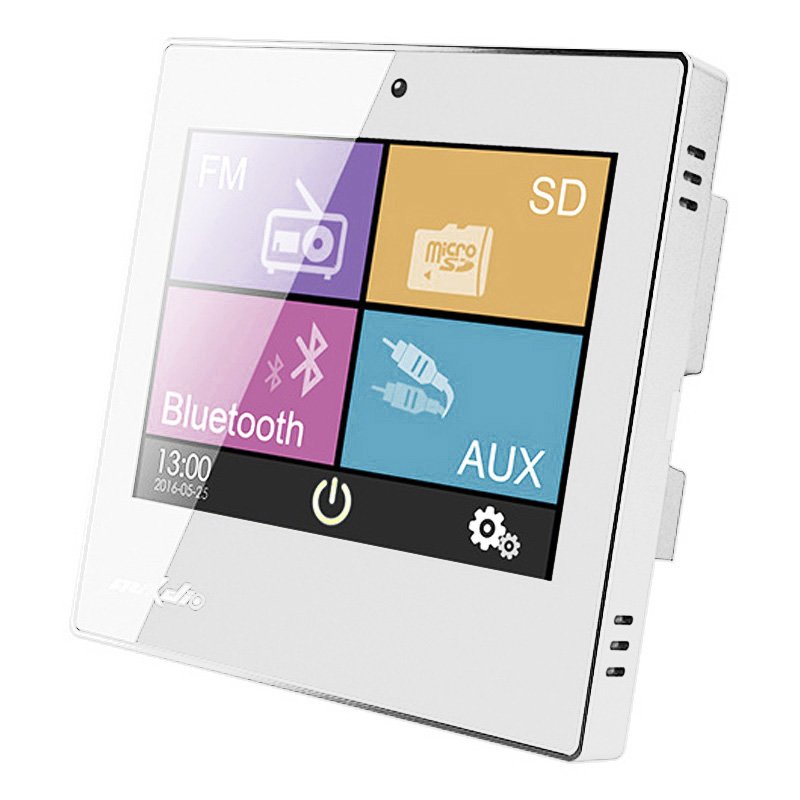 Pametni domači ojačevalnik glasbe DSPPA DM837. Bela