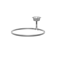 Obroč za distribucijo pare za grelec savne