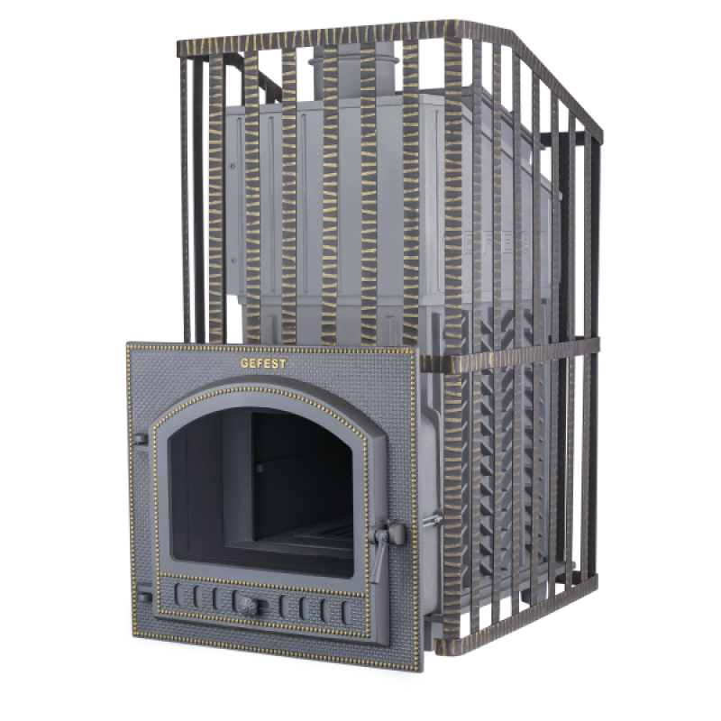 Savna peč na drva - Gefest GFS ZK Uragan 40 (M) v mreži