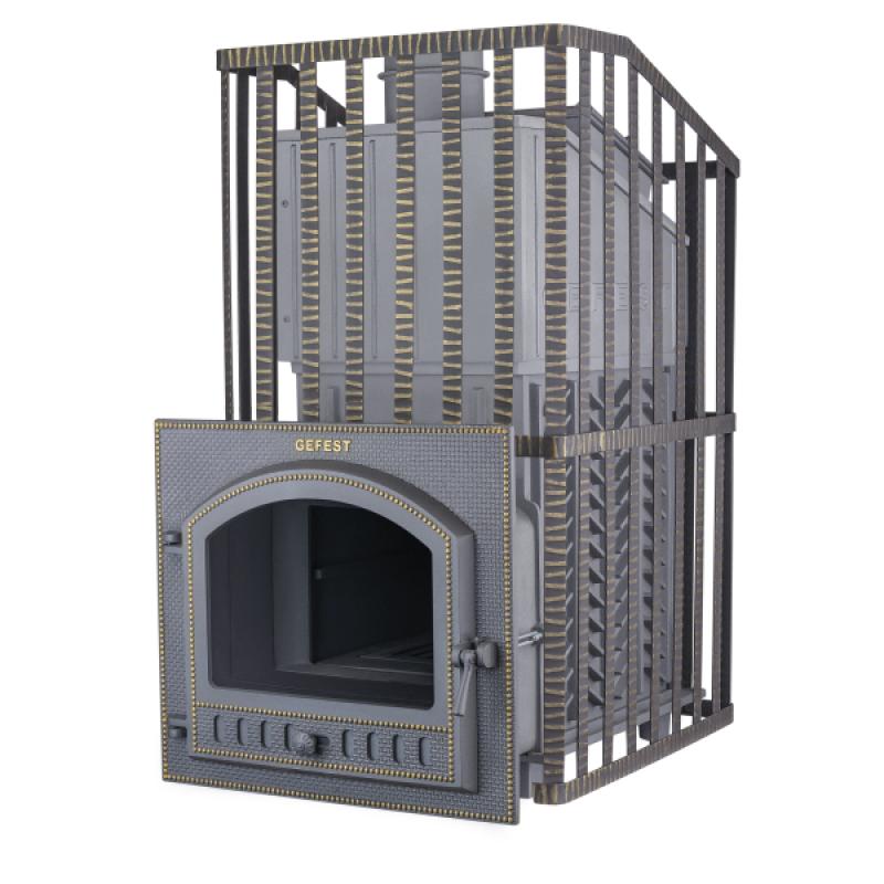 Savna peč na drva - Gefest GFS ZK Uragan 45 (P) v mreži