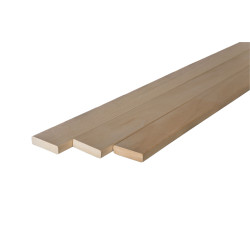 Lesena klop 27 x 94 mm, abachi