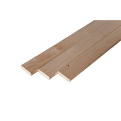 Lesena klop 24 x 90 mm, razred AB, lipa 