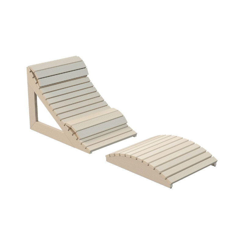 Harvia ergonomski ležalnik za savno, trepetlika