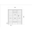 Savna hiša - HARVIA Kaski 240-PC - 2