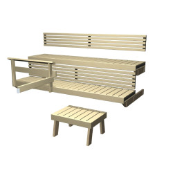 Harvia Formula 19, komplet klopi za aspen 
