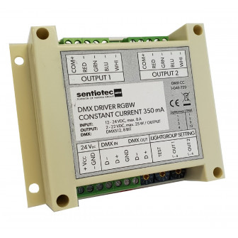 Harvia DMX RGBW LED gonilnik, 2 × 4 kanali