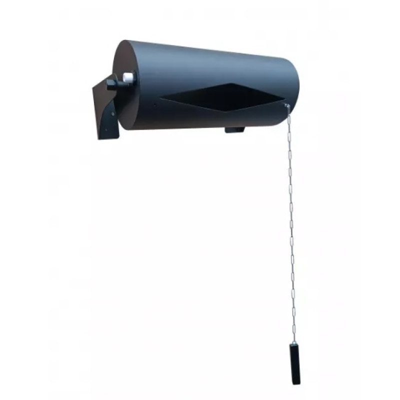 Horizontalno vedro za izlivanje 15 l, nerjaveče jeklo, črno