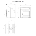 Peč za savno na drva - NOVA KASKAD 18 - 5