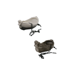 Keramična posoda za dišave - čoln z dekletom 