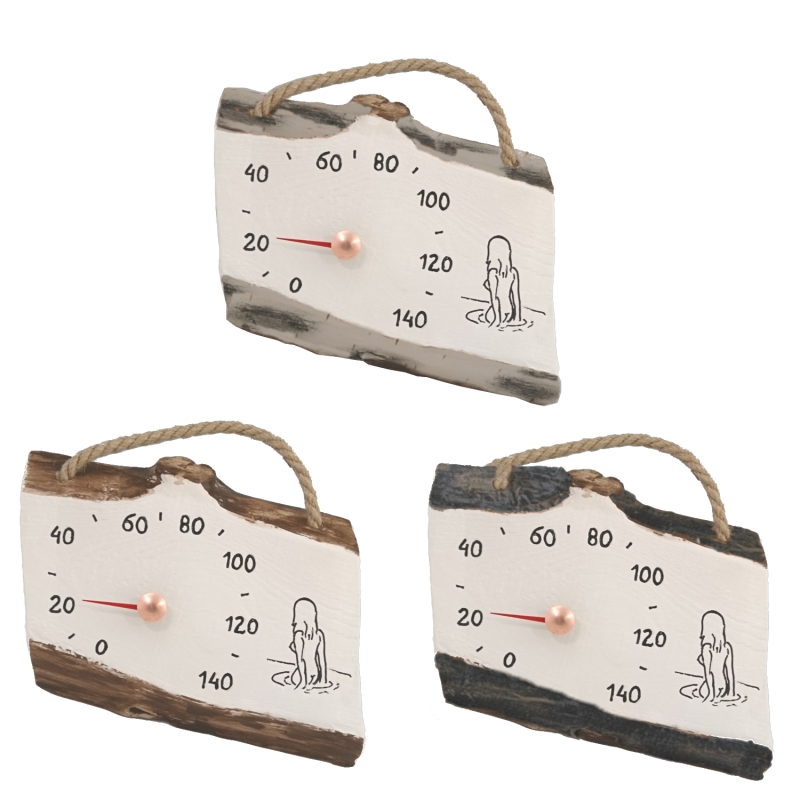 Keramični termometer za savno - dekle v vodi