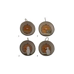 Keramični termometer za savno - sod 