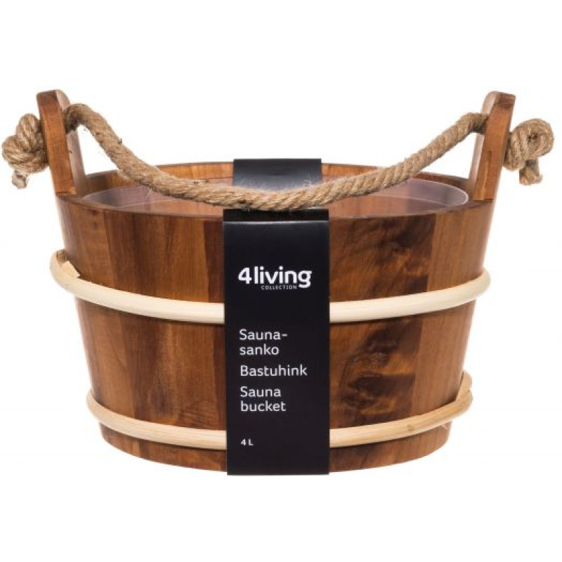 Vedro iz jelše s plastičnim vložkom