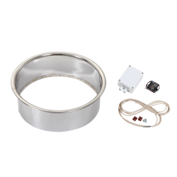 HARVIA Cilindro vgradna prirobnica HPC2L, osvetljena 