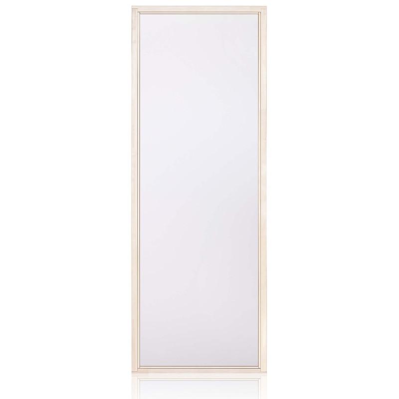 Okno za savno z lesenim okvirjem