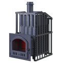 Savna peč na drva GEFEST - GFS ZK Uragan 45 (M) v rešetki - 0