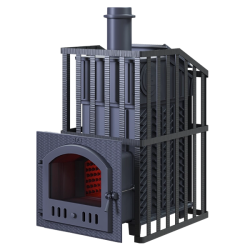 Savna peč na drva GEFEST - GFS ZK Uragan 45 (M) v rešetki  Savna peč na drva GEFEST - GFS ZK Uragan 45 (M) v rešetki