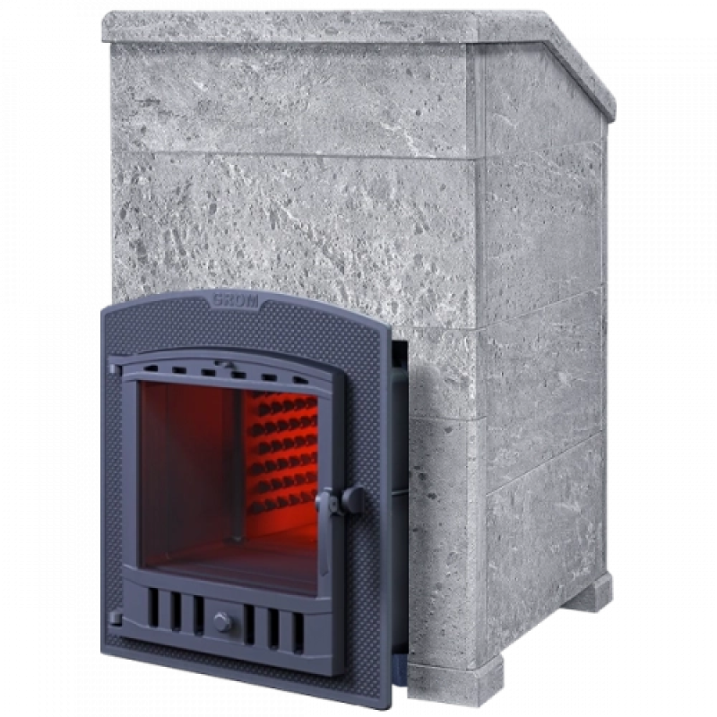 Savna peč na drva - Komplet GEFEST GROM 30 (P2) President 1020/60 TALCOMAGNESITE