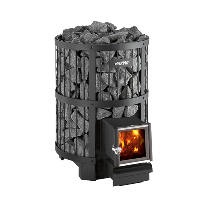 Savna peč na drva - HARVIA Legend 240 SL BimSchV2, črna