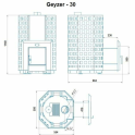 Peč za savno na drva - NOVA GEYZER 30 - 2