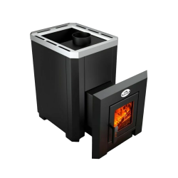 Savna peč na drva - NOVA KLASSIK 26 s steklenimi vrati 