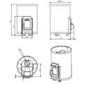 Peč za savno na drva - STOVEMAN 13R - 2