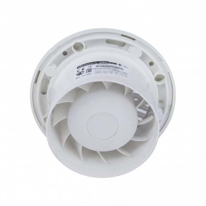 MM-S ventilator za savno z ukrivljenim lesenim zaključkom d/100 mm