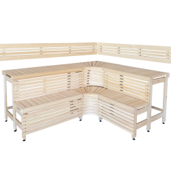 Modularne klopi za savno z dizajnom »Sun Corner« 2114 × 2406 mm 