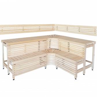 Modularne klopi za savno z dizajnom »Sun Corner« 2114 × 2406 mm