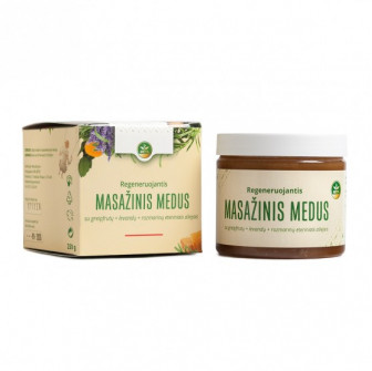 Masažni med z eteričnimi olji grenivke, sivke in rožmarina, 250 g