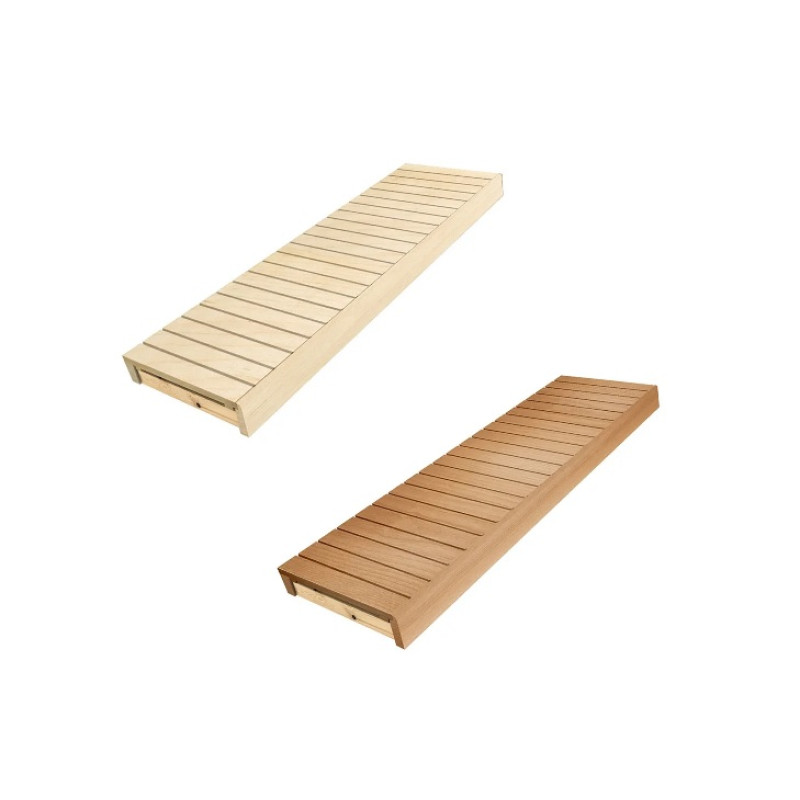 Klop za savne, jasika / jelša, 600x1600-2400 mm