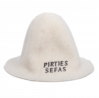 Savna kapa - PIRTIES ŠEFAS, bela