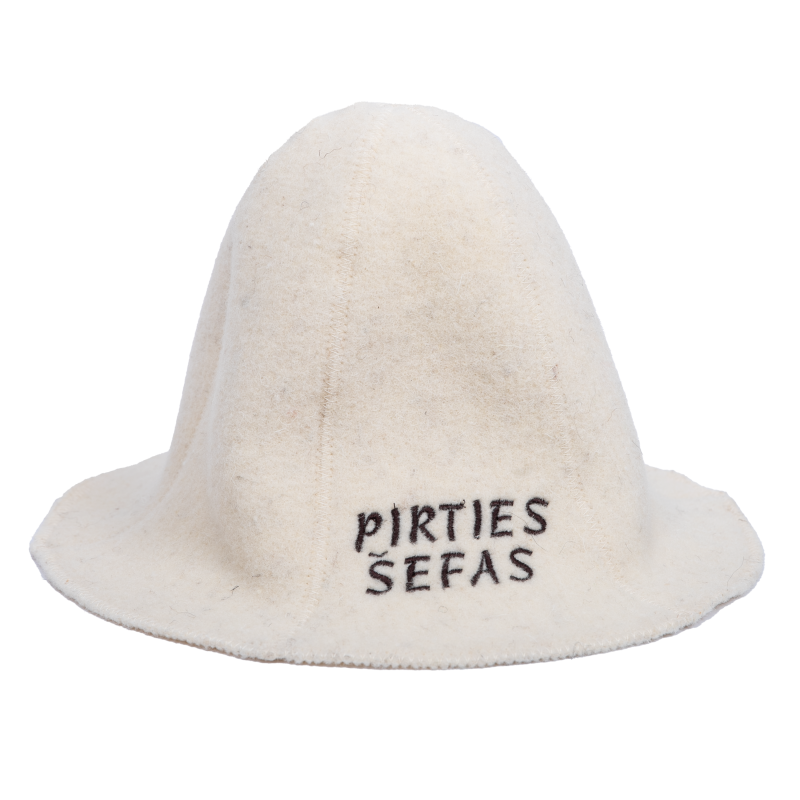 Savna kapa - PIRTIES ŠEFAS, bela