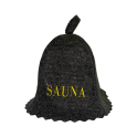 Kapa za savnanje - SAUNA, siva - 0