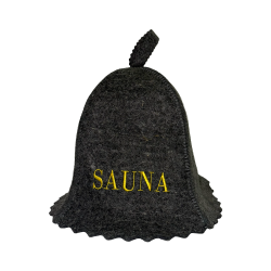 Kapa za savnanje - SAUNA, siva 