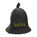 Kapa za savnanje - SAUNA, siva - 1