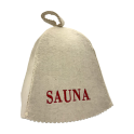 Klobuk za savno - Sauna, z rdečim napisom - 1 Klobuk za savno - Sauna, z rdečim napisom - 1
