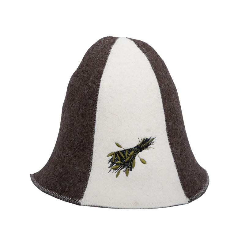 Savna kapa - SAUNA WHISK, črtasta