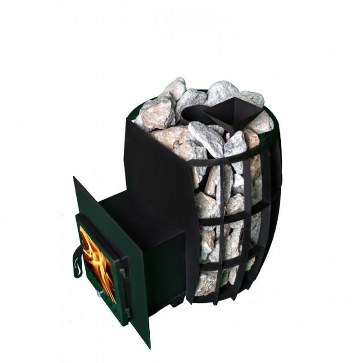 Peč za savno - TEPLODAR BARREL 16 s steklenimi vrati
