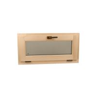 Okno za savno 1000x500, na tečajih