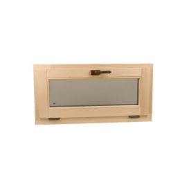 Okno za savno 1000x500, na tečajih 