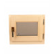 Okno za savno 600x500, horizontalno