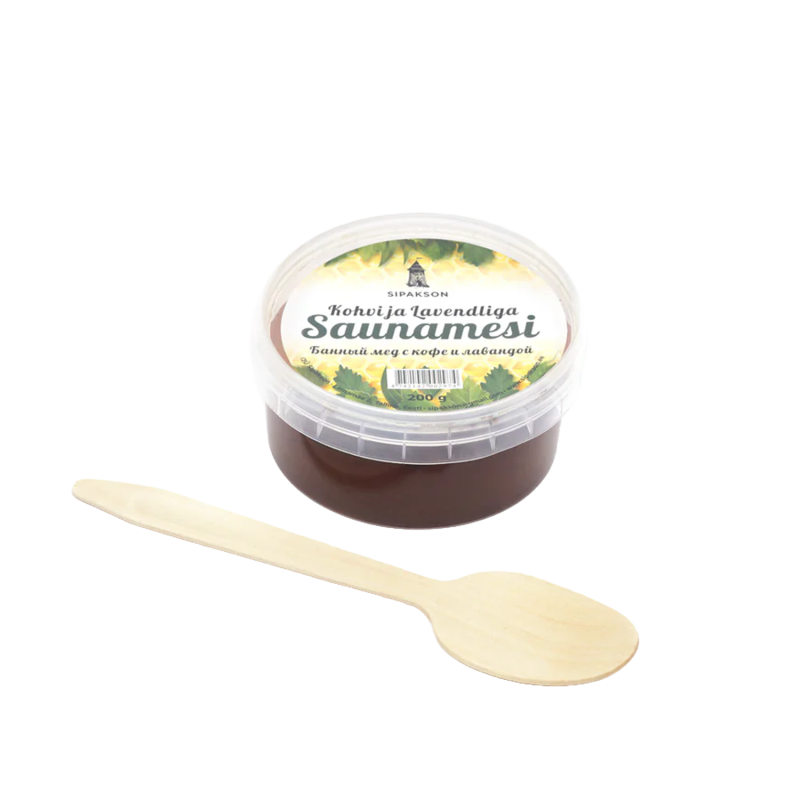 Med za savno s kavo in izvlečkom sivke, 200 g