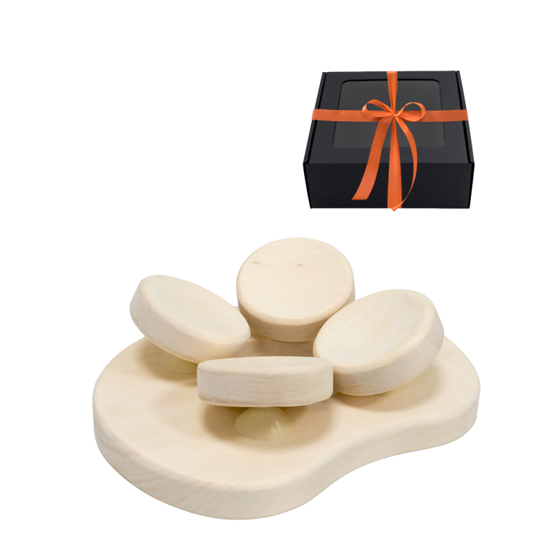 Savna blazina za savno, v darilni škatli, les trepetlike